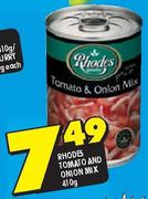 Rhodes Tomato And Onion Mix-410Gm