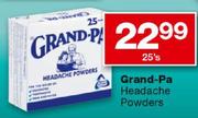 Grand-Pa Headache Powders-25's