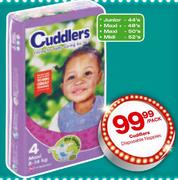 Cuddlers Disposable Nappies Maxi-50's Per Pack