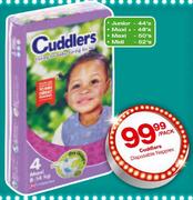 Cuddlers Disposable Nappies Maxi +-48's Per Pack