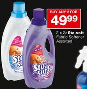 Sta-Soft Fabric Softener-2 x 2Ltr