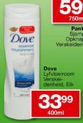 Dove Lyfvloeiroom-400ml Elk