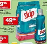 Skip Intelligent Washing Powder 2kg/Liquid Detergent 750ml-Each