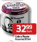 Cobra Paste Assorted - 875ml Each
