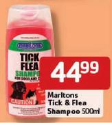 Marltons Tick & Flea Shampoo - 500ml