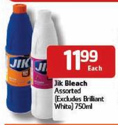 Jik Bleach Assorted - 750ml Each