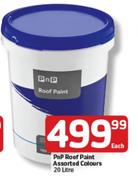 PnP Roof-Paint Assorted Colours-20ltr Each
