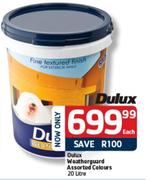 Dulux-Weatherguard Assorted Colours-20ltr Each