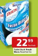 Toilet Duck Fresh Discs-6's Per Pack