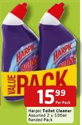 Harpic Toilet Cleaner Banded Pack-2x500ml