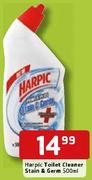 Harpic Toilet Cleaner Stain & Germ-500ml