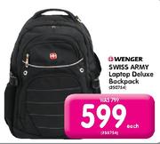 Wenger Swiss Army Laptop Deluxe Backpack