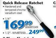 Worksman Quick Release Ratchet-1/2" Each