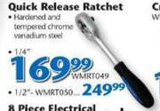 Worksman Quick Release Ratchet-1/4" Each