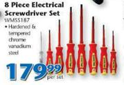 Worksman 8 Piece Electric Screwdriver Set-Per Set