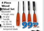 Razor 4 Piece Wood Chisel Set(RAZ65001)-Per Set