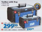  Toolbox With Tray-Each