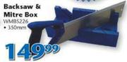 Worksman Backsaw & Mitre Box-Each