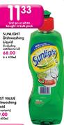 Sunlight Dishwashing Liquid (Excluding Anti-Bacterial)-400ml-Each