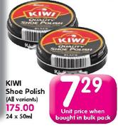 Kiwi Shoe Polish (All Variants)-50ml-Each