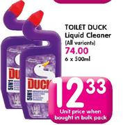Toilet Duck Liquid Cleaner (All Varients)-500ml-Each