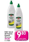 First Value All Purpose Cleaner (All Variants)-750ml-Each
