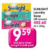 Sunlight Laundry Bar Soap-500gm