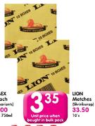Lion Matches-Each