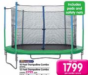 Bounce King 10 Foot Trampoline Combo