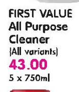 First Value All Purpose Cleaner-5x750Ml