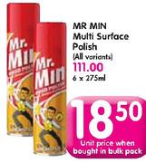 Mr Min Multi Surface Polish-275Ml