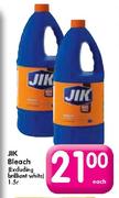 Jik Bleach (Excluding Brilliant White)-1.5Ltr Each