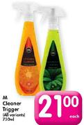 M Cleaner Trigger-750Ml Each