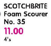 Scotchbrite Foam Scourer No. 35-4's