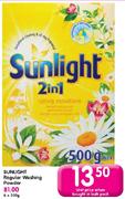 Sunlight Regular Washing Powder-500gm Each