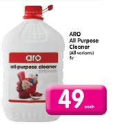 Aro All Purpose Cleaner-5ltr Each