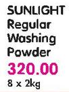 Sunlight Regular Washing Powder-8 x 2kg Each