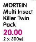 Mortein Multi Insect Killer Twin Pack-2 x 300ml Each