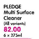 Pledge Multi Surface Cleaner(All Variants)-6x275ml