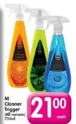 M Cleaner Trigger(All Variants)-750ml Each