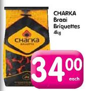 Charka Braai Briquettes-4kg Each