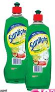 Sunlight Dishwashing Liquid(Excluding Anti-Bacterial)-5 x 750ml