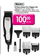 Wahl Home Pro Clipper Set-8 Piece Per Set(9155-1116)