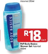 PnP Body Basics Shower Gel Assorted- 400ml Each