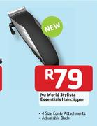 Nu World Stylista Essentials Hairclipper-Each