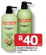 Organics Shampoo Or Conditioner-1L Each