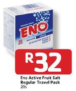 Eno Active Fruit Salt Regular Travel Pack-20s