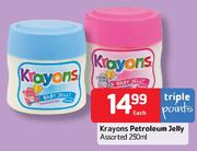 Krayons Petroleum Jelly Assorted - 250ml Each