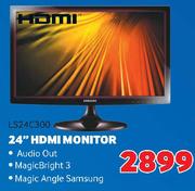 Samsung 24" HDMI Monitor LS24C300