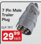 7 Pin Male Trailer Plug